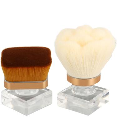 Matto Makeup Brush Set 2 Pieces Face Blush Kabuki Powder Foundation Brushes with Enhanced Durability Versatile Use and Stylish Handle - Buy Online on GoSupps.com
