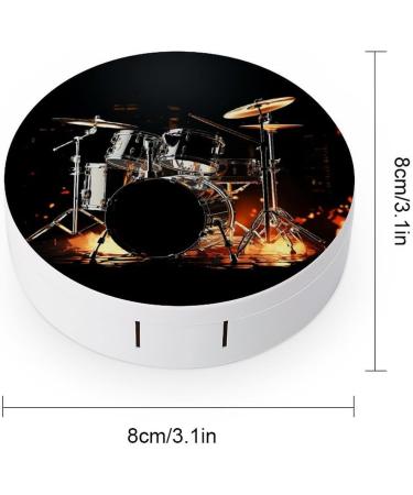 Portable Drummer Contact Lens Case - Travel Storage Box for Lenses | Buy Internationally - Buy Online on GoSupps.com