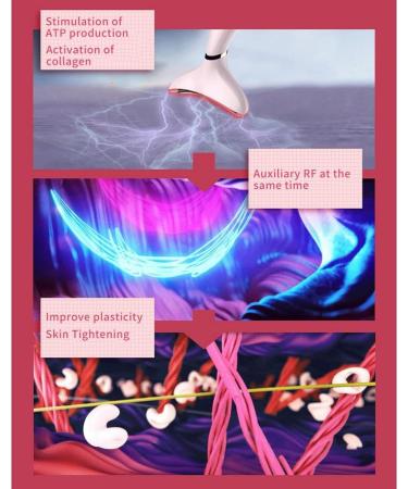 Loufy RF Neck Beauty Device Spare Parts Accessories EMS Lifting Neck Wrinkles Remover LED Photonic Therapy Skin Tighten Anti Wrinkle Skin Device - Buy Online on GoSupps.com