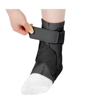 Buy Lightweight Adjustable Ankle Brace for Women & Children | Stabilizing Support for Ultimate Comfort | Elastic Ankle Stabilizer in Black - Buy Online on GoSupps.com