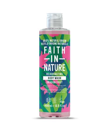 FAITH IN NATURE Faith in Nature Pitaya Natural Shower Gel revitalizing vegan and cruelty-free SLS and paraben free 400 ml
