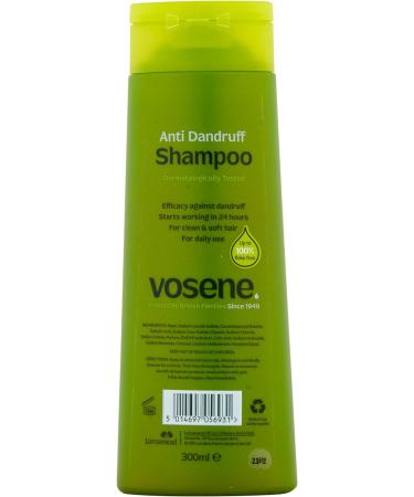 Vosene Anti-Dandruff Shampoo 300ml - Effective Dandruff Treatment - Buy Online on GoSupps.com