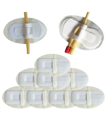 Catheter Legband Fixation Stickers Catheter Urine Tube Holder Ureter Fixators Medical Supplies Drainage Patch Stabilizer Covers for Men Elder Women (10 PCS)