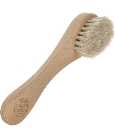 Starmann Face Brush Facial Cleansing Brush Dry Brush Made of Horse Hair Beech Wood Exfoliating Brush Peeling Cleaning - Buy Online on GoSupps.com