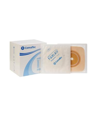 Natura Stomahesive Flexible 5" x 5" Wafer TAN (2 1/4")