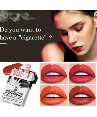 Charm Kiss New Lipstick Set - 4 Colors Matte Lip Tint Stain | Long Lasting 24-Hour Waterproof Velvet Lipstick - Buy Online on GoSupps.com