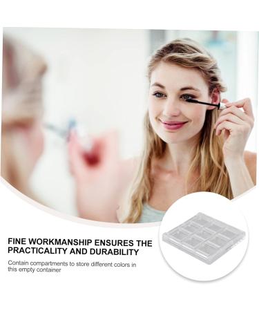 Ipetboom 20 Pcs Eye Shadow Box Eyeshadow Blush Powder Case Makeup Organizer Case Travel Compartment Platen 8x8cmx5pcs Transparent Colorx5pcs - Buy Online on GoSupps.com