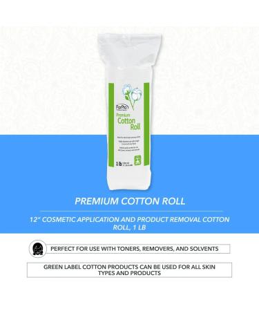 ForPro Premium Cotton Roll - 12" Wide 1 Lb - Ideal for Cosmetic Application & Product Removal - International Shipping Available - Buy Online on GoSupps.com