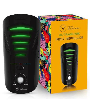VoYa Solutions PRO Ultrasonic Pest Repeller Plug in - Rodent Electromagnetic, Electronic Pest Repellent - Get Rid of Bugs -Pest Control for Home Restaurant Kitchen Bar Office Warehouse Hospital Hotel