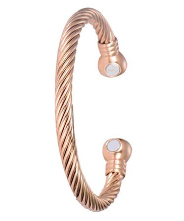 HTVNG Magnetic Copper Bracelet with Strong Elastic Band for Bracelets for Women and Men Copper
