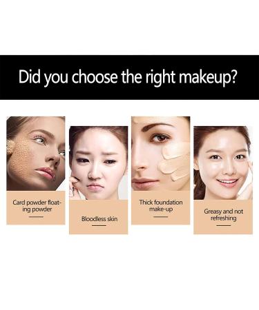 Mushroom Head Air Pillow CC Cream & Sponge - Moisturizing Foundation & Concealer for Brightening | Best Air Cushion Makeup for Women - Buy Online on GoSupps.com
