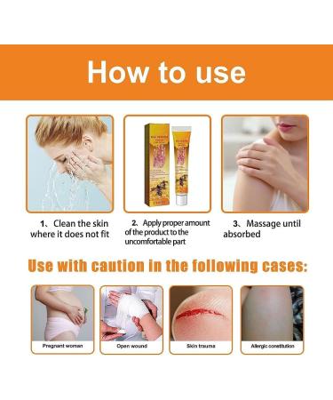 Bee Venom Psoriasis Treatment Cream - Soothing Moisturizer for Skin - Professional New Zealand Formula (5pcs) - Buy Online on GoSupps.com