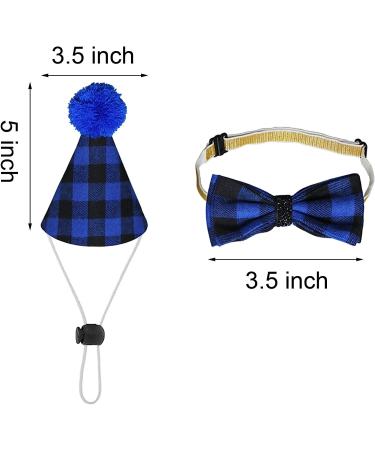 JOTFA Dog Birthday Party Supplies  Plaid Dog Birthday Boy Bandanas with Dog Birthday Party Hat Bow Tie Birthday Number for Small Medium Large Dogs Pets (Blue  Bandana & Hat & Bow Tie & Number) Bandana & Hat & Bow Tie & Number Blue - Buy Online on GoSupps.com