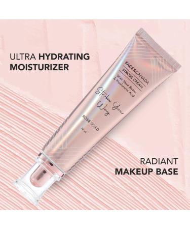 FA..CES/CANADA Rose Glow Kit Medium Coverage Rose Gold Strobe Cream (30Ml) + Warm Natural All Day Hydra Matte Mini Foundation (15Ml) Makeup Kit For Women (Combo Pack Of 2) - Buy Online on GoSupps.com