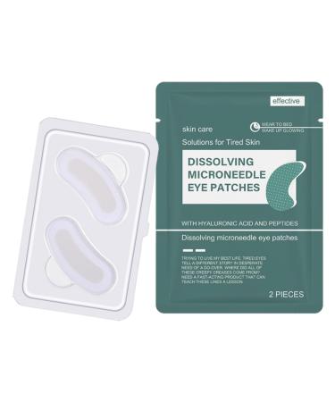 Patch Yeux Aiguilles Solubles Hyaluronique Et Peptides Patches De Couverture Underreye Pour Les Yeux Naturelles Contre Les Cernes Poches Et Rides - De Soin Hydratant Repulpant Et Lissants