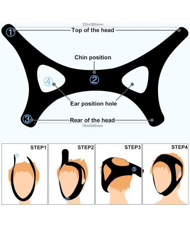 Anti-Snore Chin Strap | Comfortable Breathable Sleep Solution for Men & Women | Stop Snoring Devices for Better Sleep - Buy Online on GoSupps.com