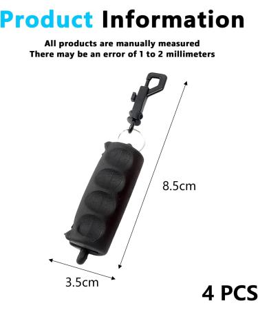 Delamiya 4-Piece Archery Arrow Puller Set | Rubber Arrow Puller & Powder with Belt Clip for Easy Use & Hand Protection | Black Target Archery Gear - Buy Online on GoSupps.com
