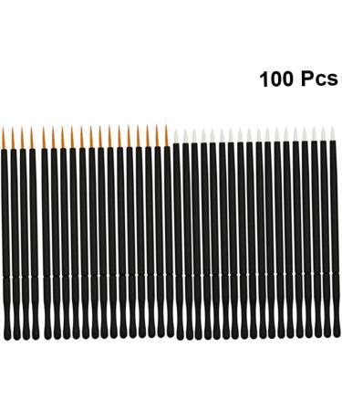 Gogogmee 100pcs Eyeliner Brush for Liner Gel Eyeliner Eye Makeup Tools Liquid Eyeliner Cosmetic Disposable 10*0.5cm As Shown - Buy Online on GoSupps.com