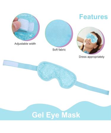 SOIMISS Sky-Blue Sleep Eye Mask | Hot Cold Compress Pack for Puffy Eyes, Headaches, Migraines | Women Men | Sinus & Tension Relief - Buy Online on GoSupps.com