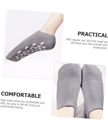 Ipetboom 1 Pair Socks Moisturizing Overnight Moisturizing Socks for Adult Spa Gel Socks Lotion Infused Socks Foot Caring Masks Gel Socks for Foot Care Pedicure Polyester Sleeping Socks Miss - Buy Online on GoSupps.com