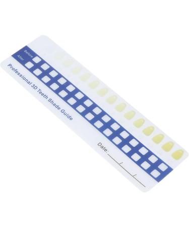 Tooth Color Chart - Professional Teeth Whitening Shade Scale for Home & Travel | Compact Dental Tool - Buy Online on GoSupps.com