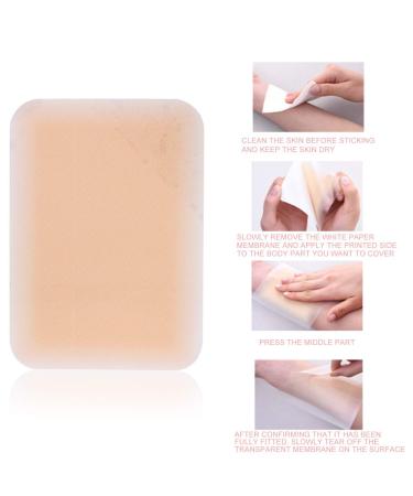 Breathable Waterproof Tattoo Cover Up Sticker - Ultra Thin Concealing Tape for Invisible Scars and Birthmarks - Translucent Skin Color - Buy Online on GoSupps.com