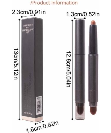 Eyeshadow Stick | Neutral and Brown Metallic Eyeshadow Stick Longwear Smudge-Proof Eyeshadow Cream Eye Shadow Pencil Crayon Brightener Makeup Generic 04#powder Color - Buy Online on GoSupps.com