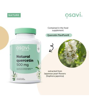 Osavi Natural Quercetin 500mg 120 vegan caps - Buy Online on GoSupps.com