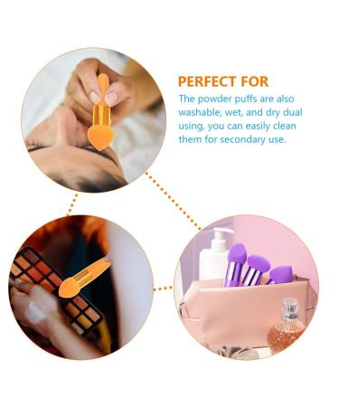 FRCOLOR 6pcs Makeup Sponges - Foundation Blending & Concealer Puffs for Women | Dual Use Dry & Wet | Assorted Colors - Buy Online on GoSupps.com