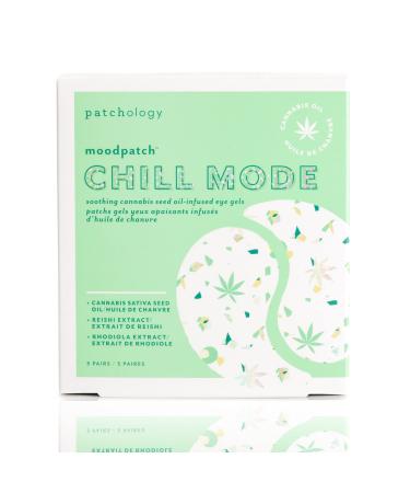 Patchology Chill Mode Hydrating Under Eye Patches - Under Eye Mask For Dark Circles and Puffy Eyes Care, Treatment & Moisturizer - Eye Bags, Puffiness & Wrinkles Reducer (5 Pairs)