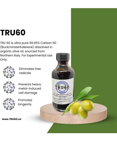 TRU 60 Carbon 60 in Organic Olive Oil - Buy Online on GoSupps.com