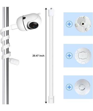 HelloBaby Baby Monitor Holder - Nursery Mount Stand for Crib | No-Drill Shelf Stand Compatible with Most Monitors - Buy Online on GoSupps.com