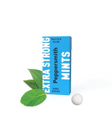 EXTRA STRONG EUCALYPTUS Sugar Free & Vegan XYLITOL Mints (Pack of 12)