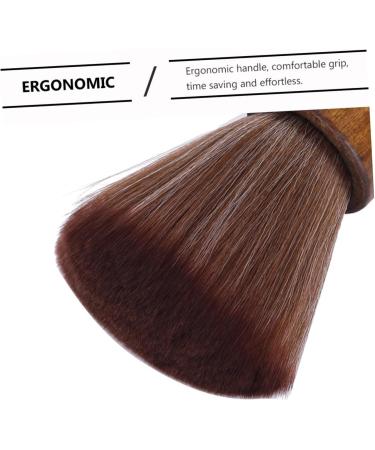 Angoily 1pc Hair Brush Neck Duster Shaving Saop Brush Cleaning Sponges Barber Face Sponge Hair Cutting Brush Neck Cleaning Tool Broken Hairbrush Wood Handle Comfortable Dust Brush - Buy Online on GoSupps.com