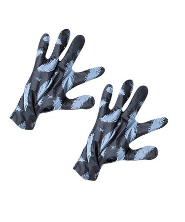 minkissy 1 Pair Hand Hydrating Glove Night Bedtime Gloves Night Gloves for Dry Hands Hand Gloves Spa Gel Hand Care Gloves Foot Cream Aluminum Platinum Paper at Night