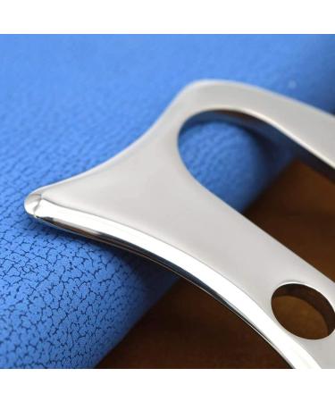 Stainless Steel Gua Sha Massage Tool | Myofascial Release Device | IASTM Graston Tool for Back Massage (Klein) S - 1 Pack - Buy Online on GoSupps.com