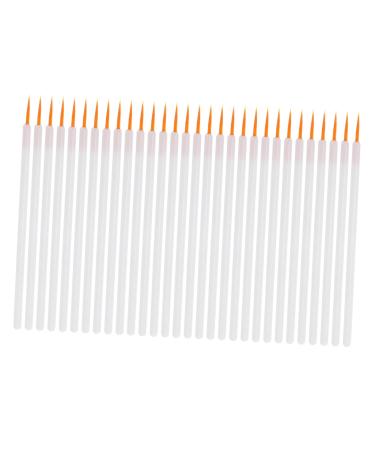 SOESFOUFU 100Pcs white eyeliner fine point makeup eyeliner brush eyeliner brush applicator