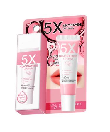 10g Lip Balm for Women Girls Hydrating Non Sticky Smooth Lipstick Sheer Tint Lip Color Long Lasting Moisturize Dry Lips Daily Wear Nicotinamide One Size One Size Nicotinamide