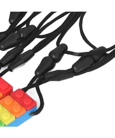 Baby Teether Toy - Food Grade Silicone Rainbow Building Blocks for Teething Relief - Buy Online on GoSupps.com