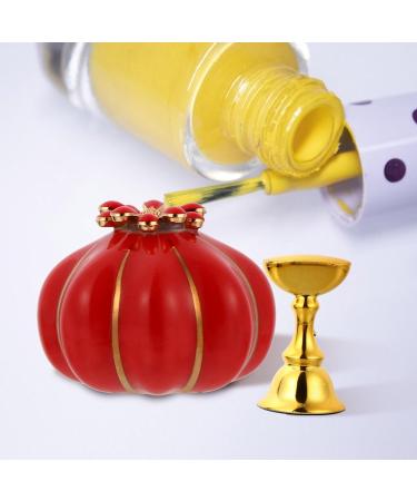 FOMIYES Pumpkin Slices Magnetic Mount Nail Practice Base Nail Art Tip Holder Manicure Practice Base Pumpkin Nail Display Crystal Holder Nail Beauty Supporter Cosmetic False Nails - Buy Online on GoSupps.com