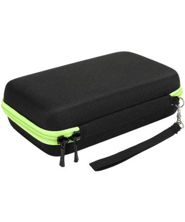 Shaver Storage Bag Waterproof Lightweight Designed forOneblade - Easy Organizer Mesh Bag for Accessories (Black Green) - Buy Online on GoSupps.com