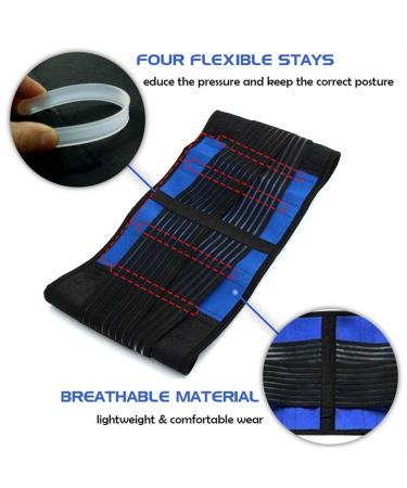 Shop 5XL 6XL Lower Back Support Posture Corrector for Men & Women - Breathable Summer Lumbar Spine Decompression - Buy Online on GoSupps.com