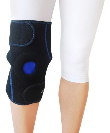 Cooling Pillow Knee: Ice Knee Bandage Therapy | Adjustable Cold/Heat Gel Compress for Bursitis Meniscus Tear Arthritis & Injury Recovery - Buy Online on GoSupps.com