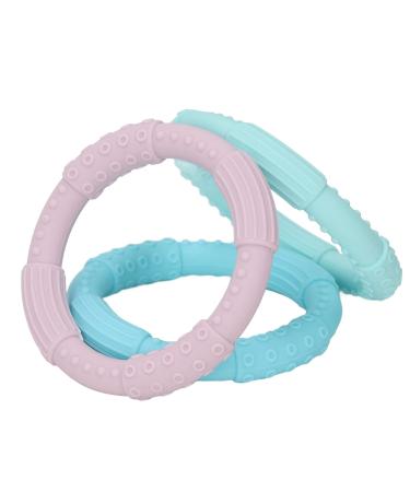 Portable Soft Teether Toy Bracelet - Exquisite Gum Relief Textured 3 Pack for Teething - Ideal for Living Room Use - Buy Online on GoSupps.com