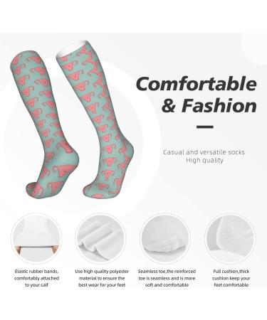 Uterus Compression Socks for Men & Women | 15-20 mmHg Support for Running & Cycling | Size 10463 - Buy Online on GoSupps.com