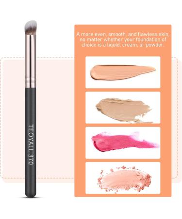 TEOYALL Angled Kabuki Foundation Brush for Bronzer & Foundation - 370 - Buy Online on GoSupps.com