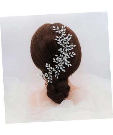 Angoily Bride Hair Clip Vine Side Comb Leaf Crystal Hair Jewelry Crystal Clip Comb Bridal Hair Clip Crystal Headpiece Bridal Hairpin Comb Tiara Bridal Hair Accessory Wedding Hair up - Buy Online on GoSupps.com