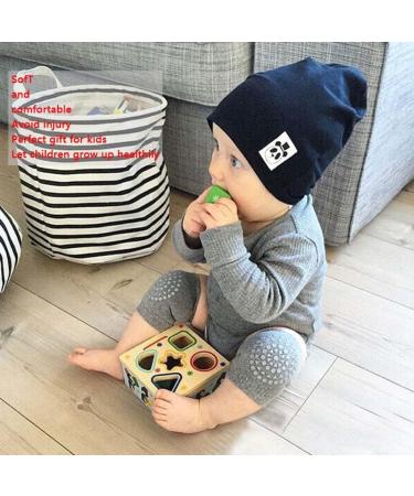 Dinghaole 4 Pairs Baby Crawling Anti-Slip Knee Pads - Unisex Toddler Safety Protectors - Soft & Breathable for Comfortable Crawling - Buy Online on GoSupps.com