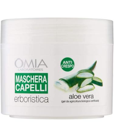 Omia Aloe Vera Regenerating Hair Mask | 6x250ml for Dry & Frizzy Hair | With Aloe Vera Avocado & Rice Oil | Dermatologically Tested SLES & PEG Free - Buy Online on GoSupps.com