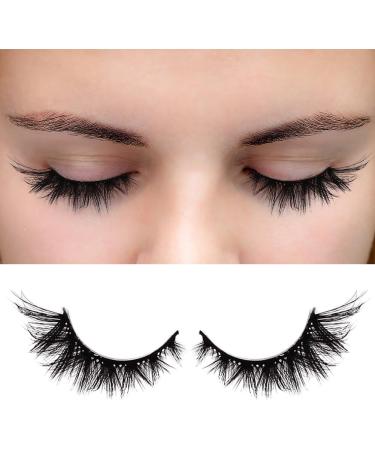 False Eye Lashes 7 Pairs Natural Wispy 3D Effect Lashes Fluffy Cat Eye Lashes Wispy Fake Eyelashes for Parties Reusable Type 13 - Buy Online on GoSupps.com